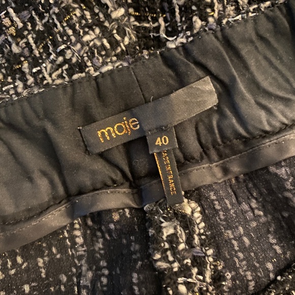 Maje Tweed Shorts Size 40 - Picture 4 of 4